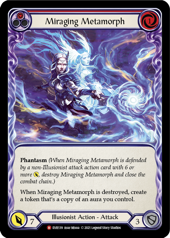 Miraging Metamorph [EVR139] (Everfest) 1st Edition Rainbow Foil