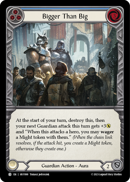 Bigger Than Big (Blue) [HVY088] (Heavy Hitters) Rainbow Foil