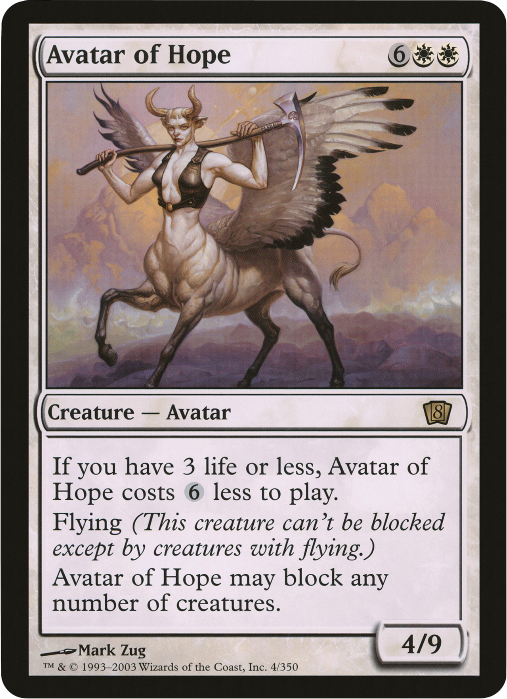 (Oversized) Avatar of Hope [Eighth Edition Box Topper]