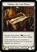 Talishar, the Lost Prince [CRU177] (Crucible of War) 1st Edition Cold Foil