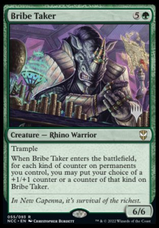 Bribe Taker (Promo Pack) [Streets of New Capenna Commander Promo Pack]