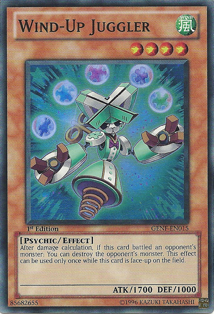 yugioh wind up cards Wind-Up Juggler [GENF-EN015] Super Rare