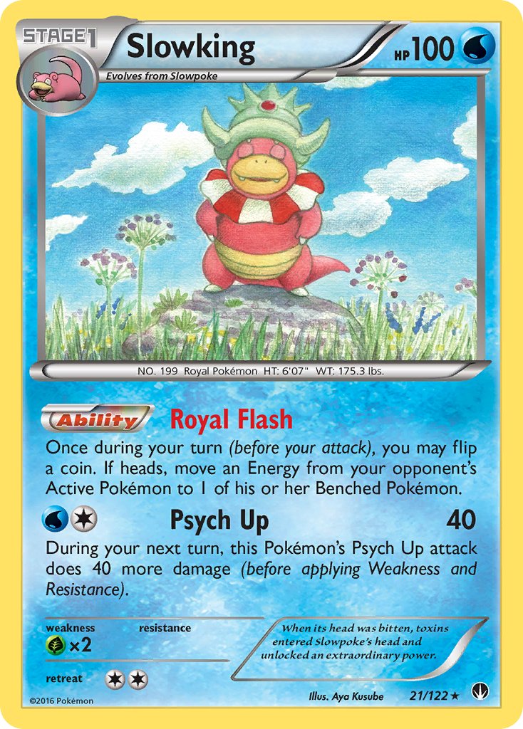 Slowking (21/122) (XY: BREAKpoint) [Theme Deck Exclusive]