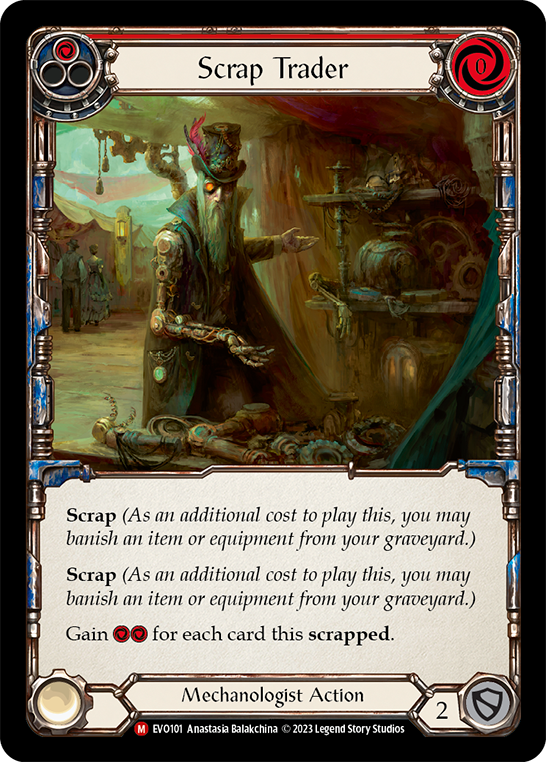 Scrap Trader [EVO101] (Bright Lights) Rainbow Foil