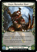 Kayo, Berserker Runt [CRU002] (Crucible of War) 1st Edition Rainbow Foil