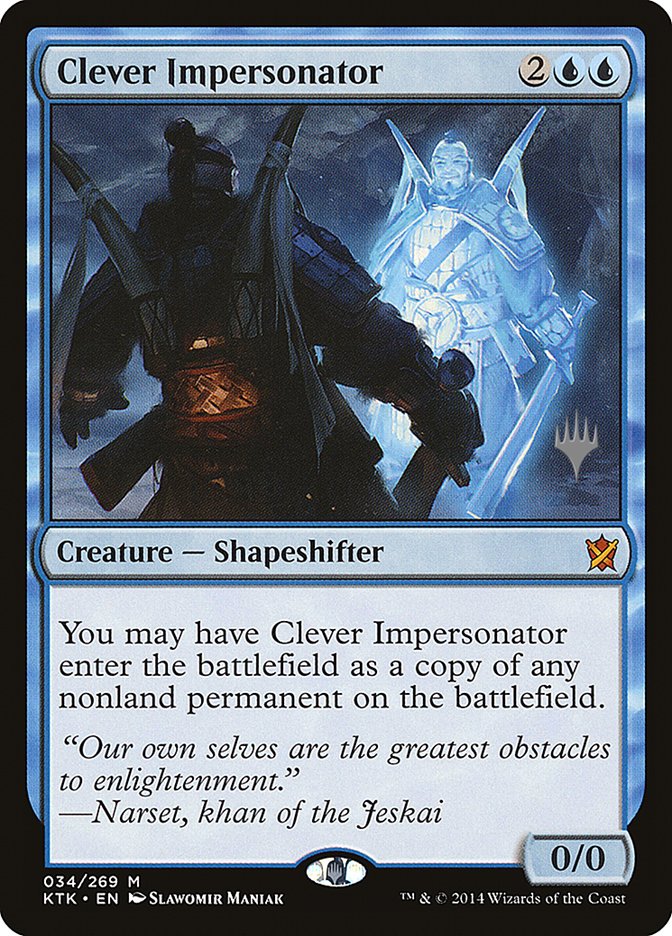 Clever Impersonator (Promo Pack) [Khans of Tarkir Promo Pack]