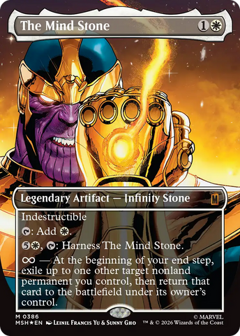 The Mind Stone (Borderless) (0386) [Marvel Super Heroes]