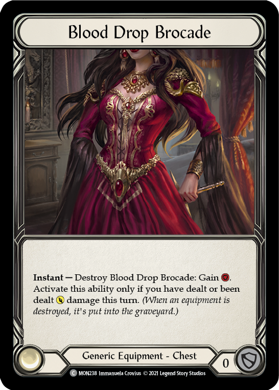 Blood Drop Brocade [MON238] (Monarch) 1st Edition Normal