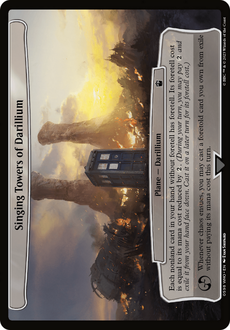 (Oversized Plane) Singing Towers of Darillium [Doctor Who Planes]