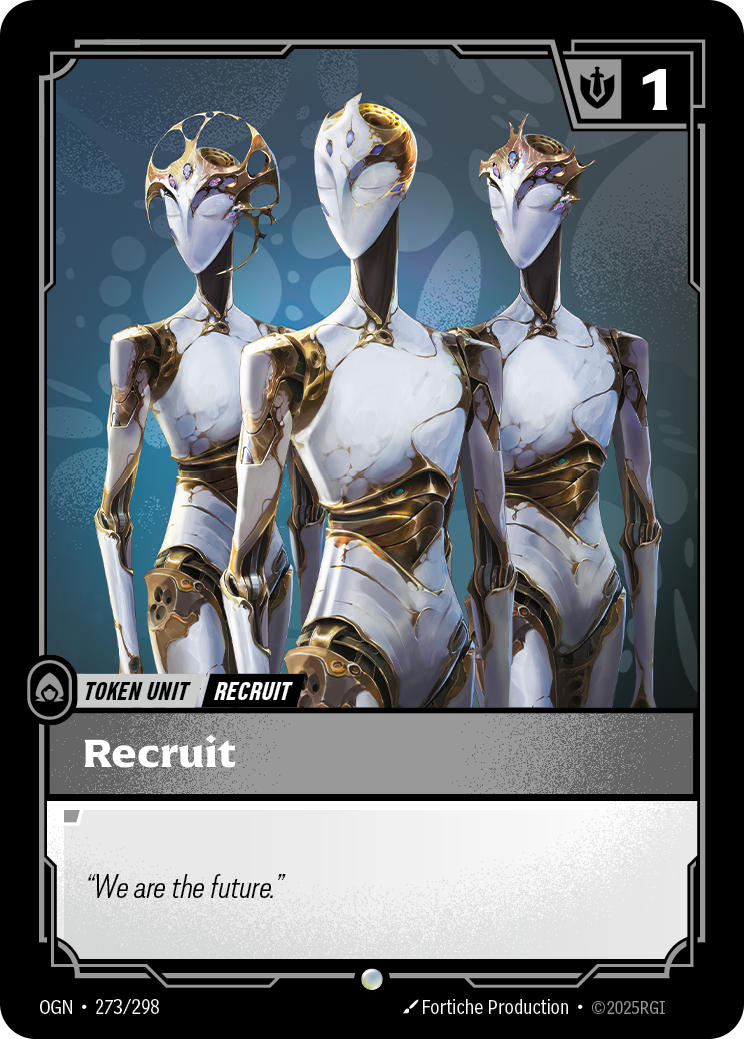 front of card Recruit (ZN) [Origins]