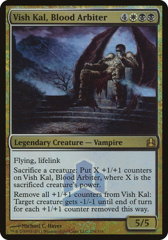(Oversized) Vish Kal, Blood Arbiter (Launch) [Commander 2011 Oversized]