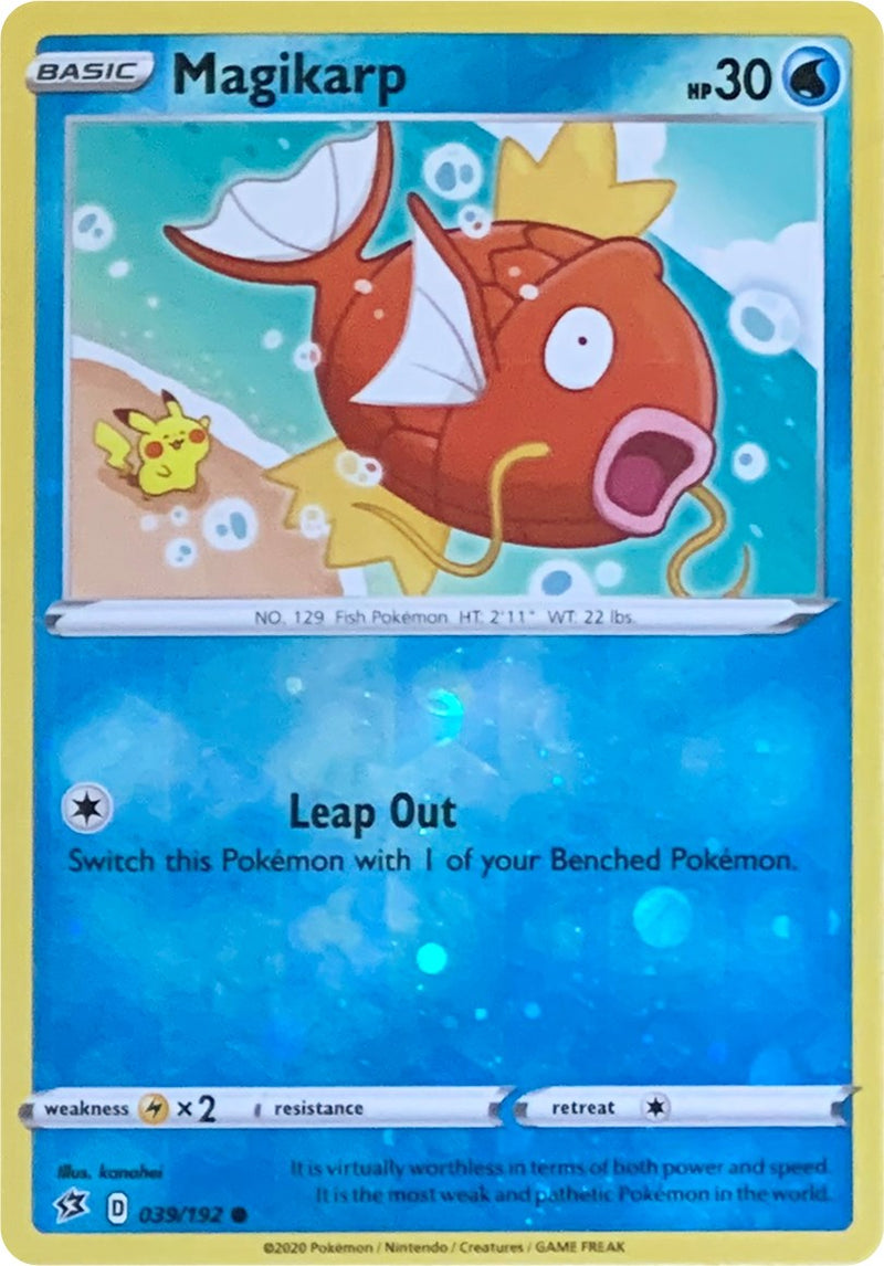 Magikarp (039/192) (Reverse Cosmos Holo) (Sword & Shield: Rebel Clash) [Theme Deck Exclusive]