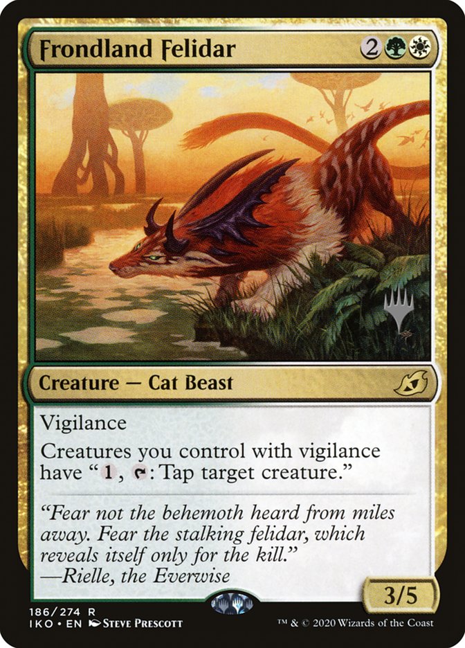 Frondland Felidar (Promo Pack) [Ikoria: Lair of Behemoths Promo Pack]