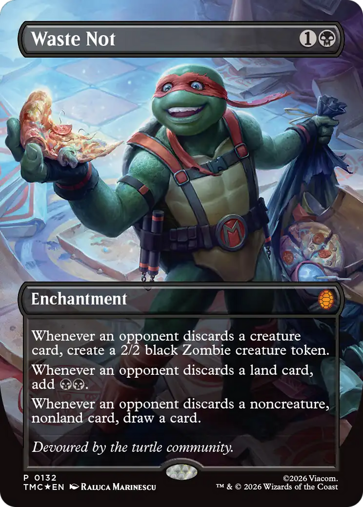 Waste Not (Borderless) [Teenage Mutant Ninja Turtles Commander]