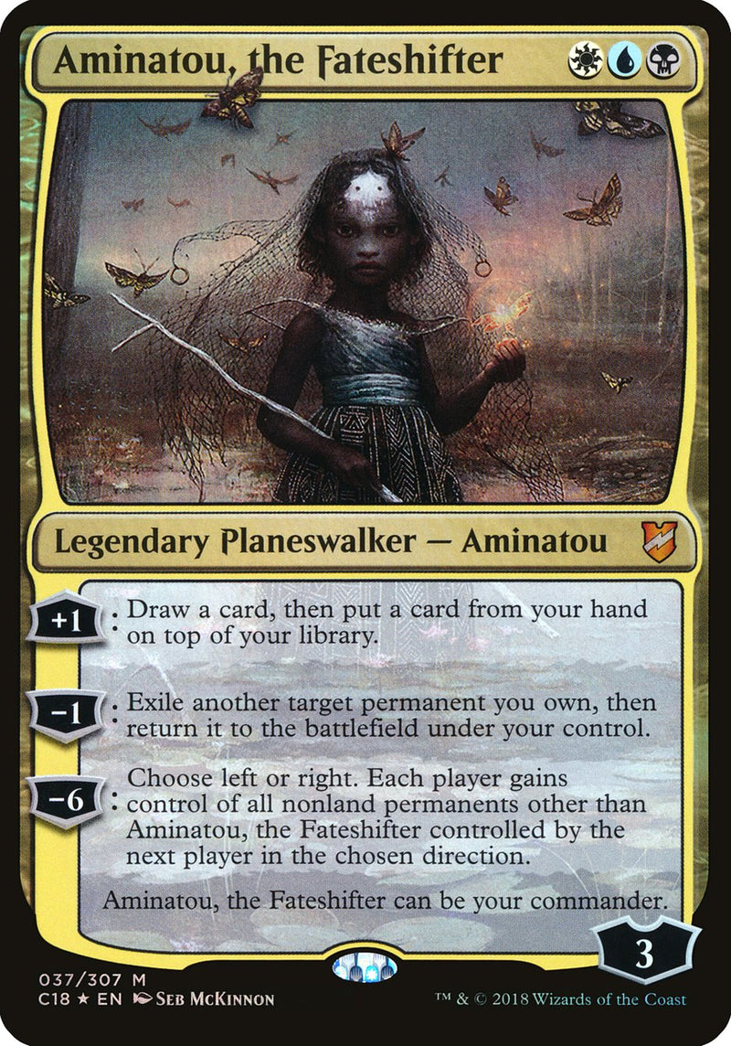 (Oversized) Aminatou, the Fateshifter [Commander 2018 Oversized]