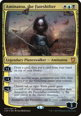 (Oversized) Aminatou, the Fateshifter [Commander 2018 Oversized]