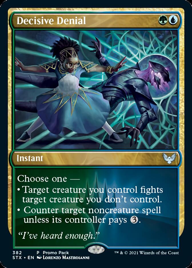 Decisive Denial (Promo Pack) [Strixhaven: School of Mages Promo Pack]