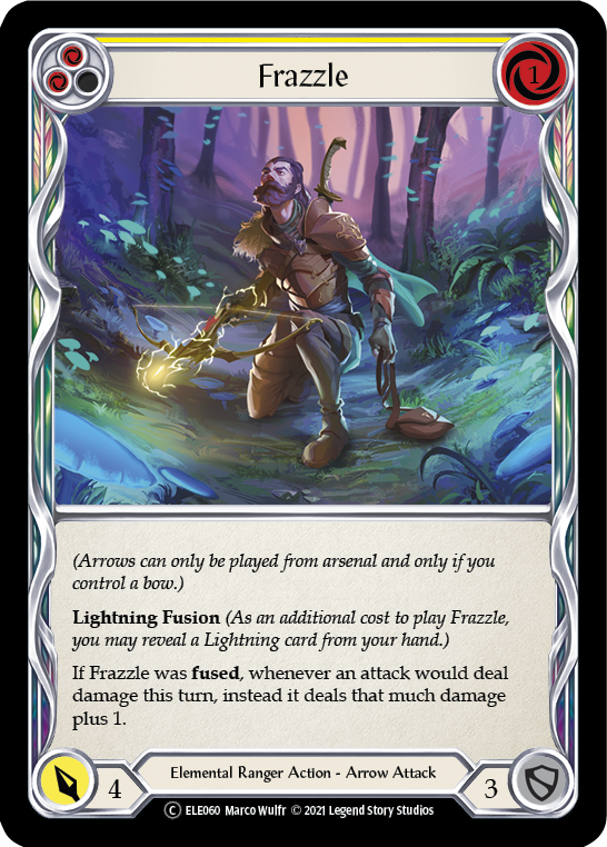 Frazzle (Yellow) [U-ELE060] (Tales of Aria Unlimited) Unlimited Rainbow Foil