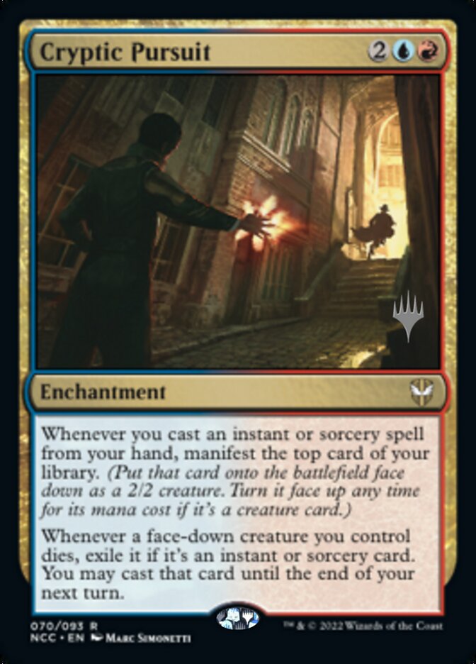 Cryptic Pursuit (Promo Pack) [Streets of New Capenna Commander Promo Pack]