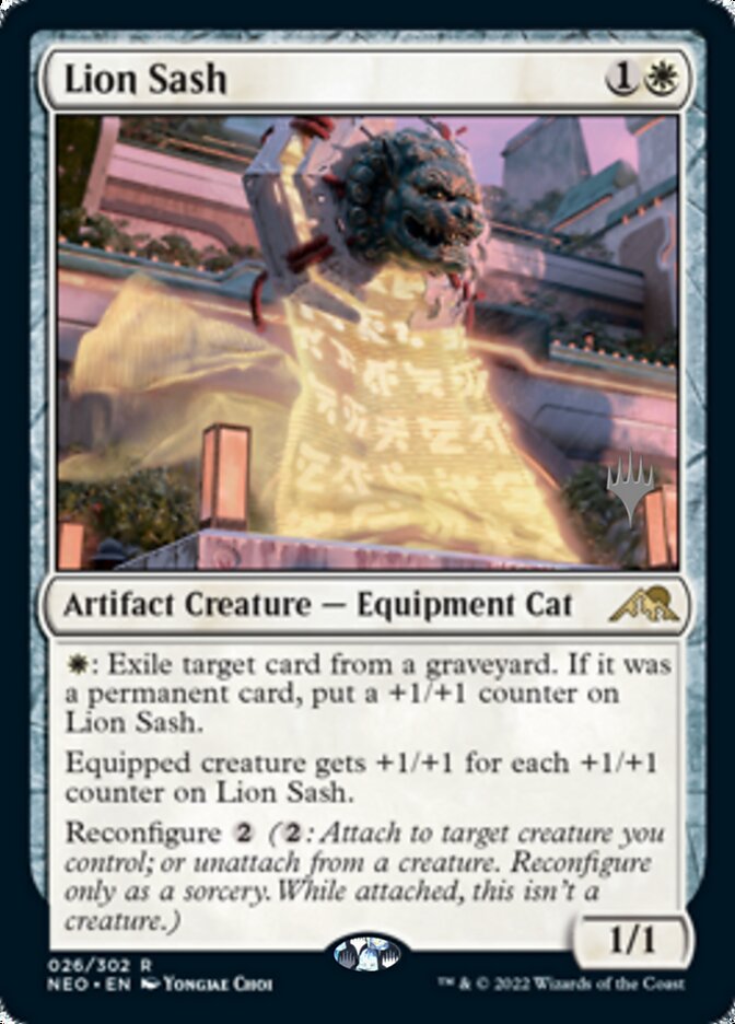 Lion Sash (Promo Pack) [Kamigawa: Neon Dynasty Promo Pack]