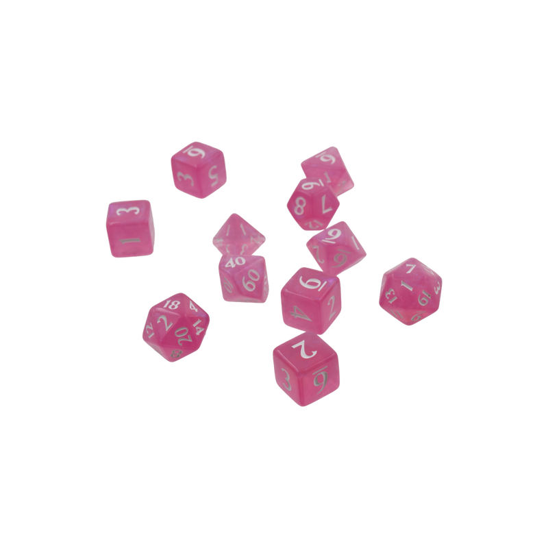 Ultra PRO: 11-Dice Set - Eclipse (Hot Pink)