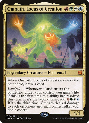 Omnath, Locus of Creation (Promo Pack) [Zendikar Rising Promo Pack]