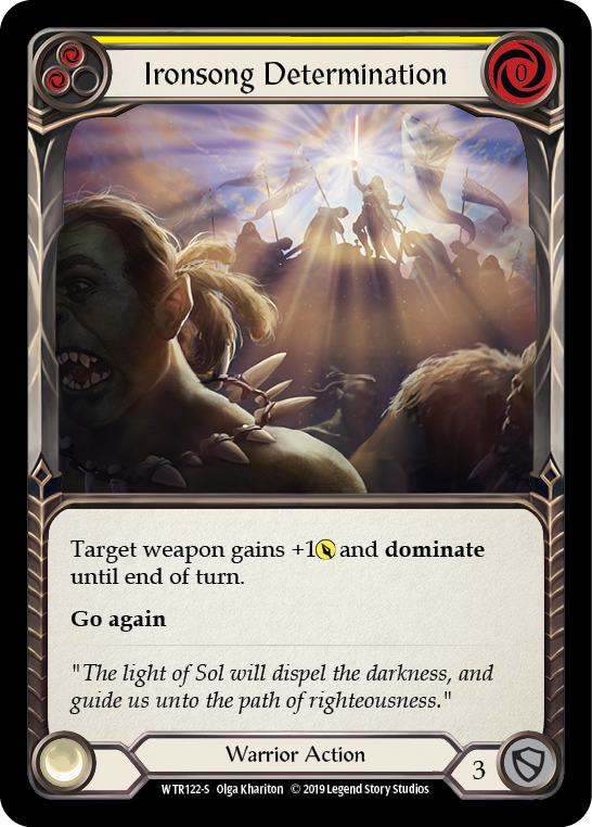 Ironsong Determination [WTR122-S] (Welcome to Rathe) Alpha Print Rainbow Foil