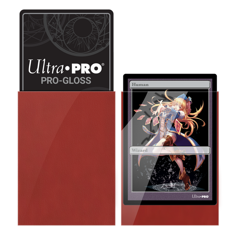 Ultra PRO: Small 60ct Sleeves - PRO-Gloss (Red)