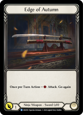 Edge of Autumn [CRU050] (Crucible of War) 1st Edition Cold Foil