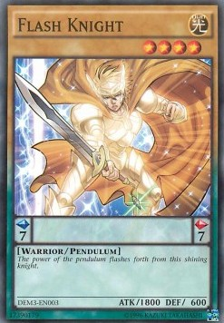 Flash Knight [DEM3-EN003] (Promo) Common