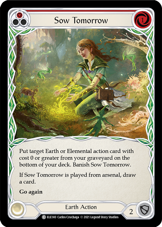 Sow Tomorrow (Red) [ELE140] (Tales of Aria) 1st Edition Normal