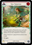 Sow Tomorrow (Red) [ELE140] (Tales of Aria) 1st Edition Rainbow Foil