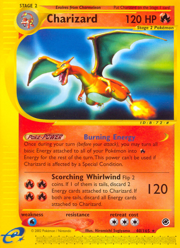 Charizard (40/165) [Expedition: E-Card Base Set]