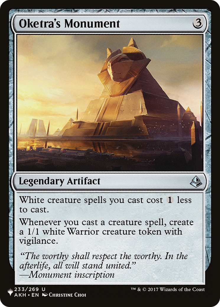 Oketra's Monument (List) [Secret Lair: Angels]