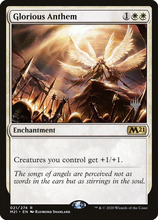 Glorious Anthem (Promo Pack) [Core Set 2021 Promo Pack]