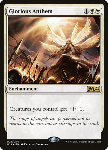 Glorious Anthem (Promo Pack) [Core Set 2021 Promo Pack]