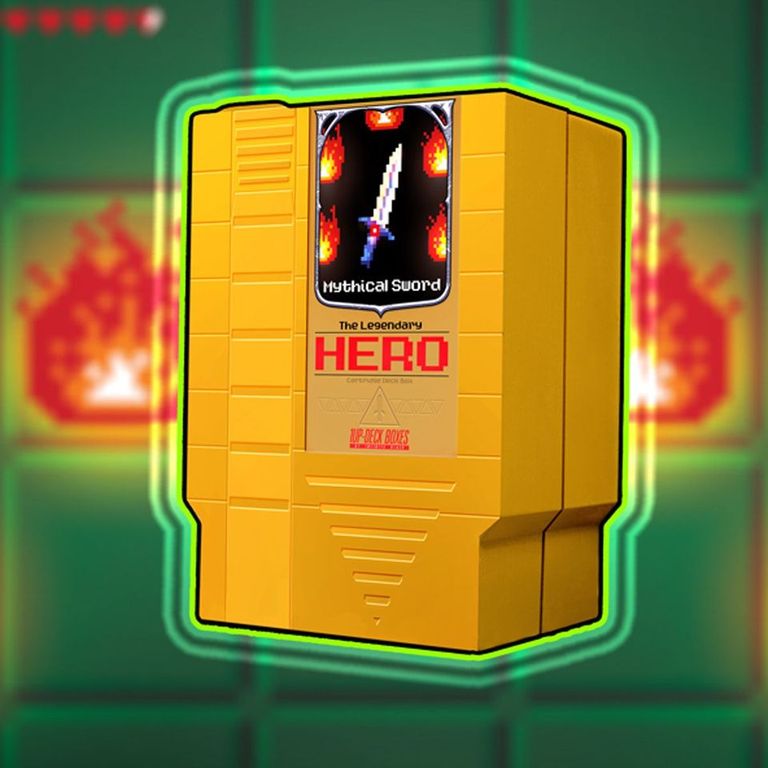 1UP-Deck Box - Legendary Hero (Yellow)