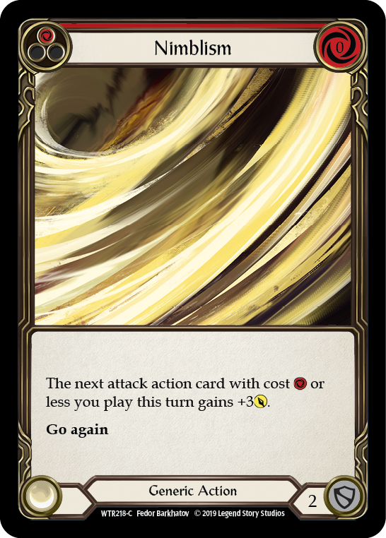 Nimblism (Red) [WTR218-C] (Welcome to Rathe) Alpha Print Rainbow Foil