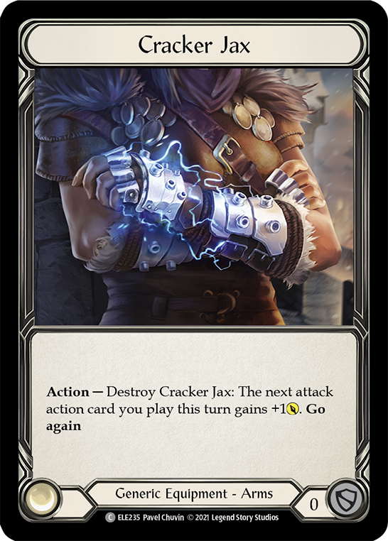 Cracker Jax [ELE235] (Tales of Aria) 1st Edition Cold Foil