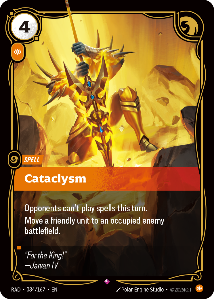 front of card Cataclysm [Radiance] 084/167