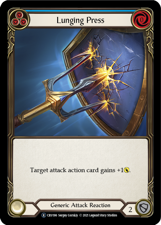 Lunging Press [U-CRU186] (Crucible of War Unlimited) Unlimited Normal