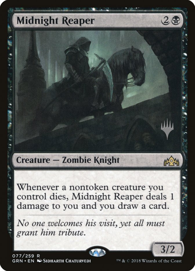 Midnight Reaper (Promo Pack) [Guilds of Ravnica Promo Pack]