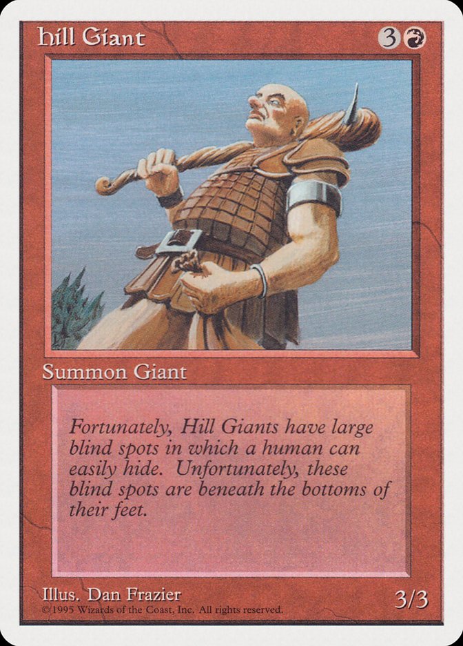 Hill Giant (1995 Reprint) [Rivals Quick Start Set]