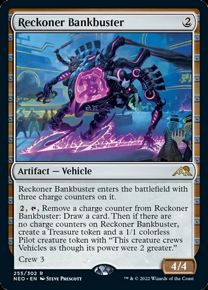 Reckoner Bankbuster (Promo Pack) [Kamigawa: Neon Dynasty Promo Pack]