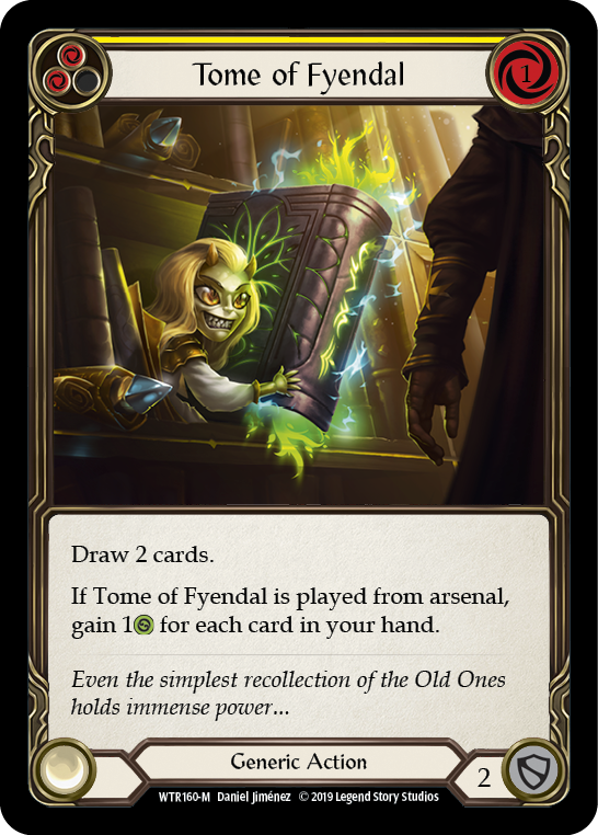 Tome of Fyendal [WTR160-M] (Welcome to Rathe) Alpha Print Rainbow Foil