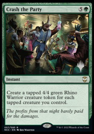 Crash the Party (Promo Pack) [Streets of New Capenna Commander Promo Pack]