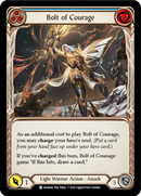 Bolt of Courage (Blue) [MON044-RF] (Monarch) 1st Edition Rainbow Foil