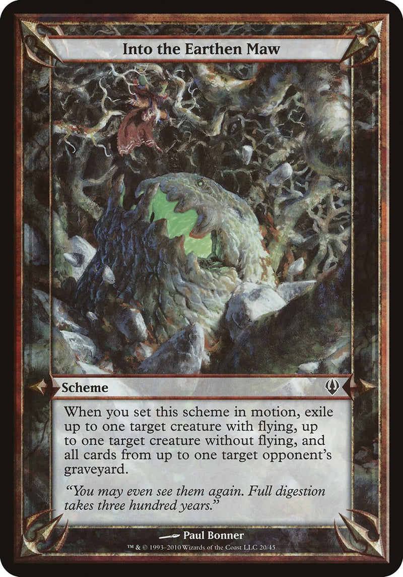 (Oversized Schemes) Into the Earthen Maw [Archenemy Schemes]