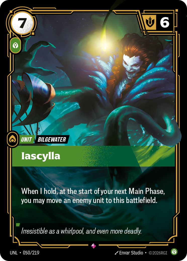 front of card Iascylla [Unleashed] 050/219