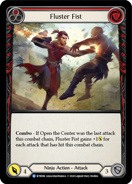 Fluster Fist (Red) [U-WTR086] (Welcome to Rathe Unlimited) Unlimited Normal